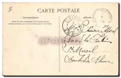 ÉÉ D'AUVERGNE — Cena de Vida — Editor não identificado, n° de série 231804 — Verso