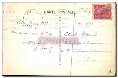 L'Auvergne — Camponesa rica — G. D'O. 1027 — Verso