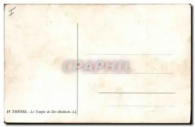 Teby — Świątynia Der-Medineh — LL. — Rewers
