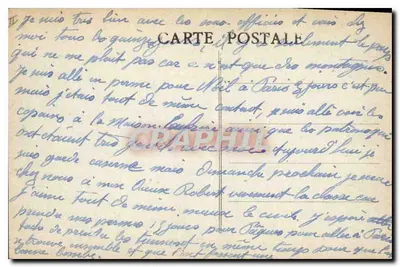 Tulle — La Prefettura — Proy-Combier-Maçon — Verso