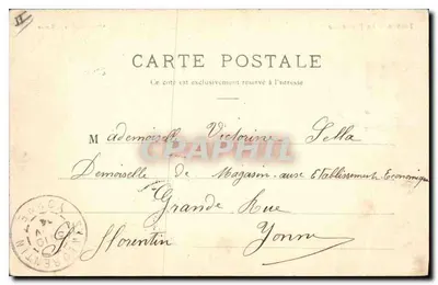 Troyes — Prefektura — V° Bertrand, wyd., Troyes — Rewers