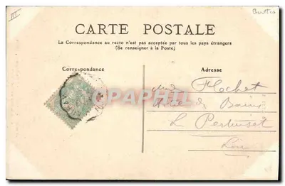 Quiberon - Costa Selvagem, Arco da Gruta de Port-Bara — Morbihan — Bilhete postal antigo n°189 — Verso