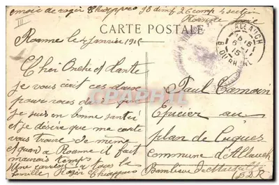 Roanne — Place du Palais de Justice et rue de Charlieu — Rue Lafay-Beaucier, édit. Roanne — Rewers
