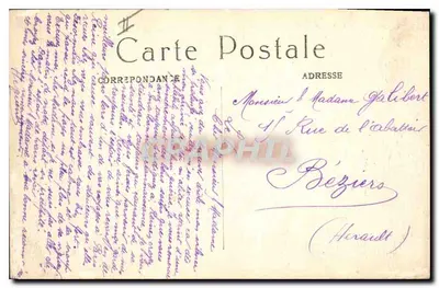 크레일 — 1914년 독일 화재 후 파괴 상황 — L'II, 파리 — 뒷면