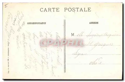 Carence (P.-de-C.) — Drogę z Carence do Souchez — Visé Paris 403 — Rewers