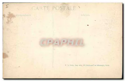 La Estación de Senlis — destrucción después de 1914 — E. Le Dolez, 5ª serie — Reverso
