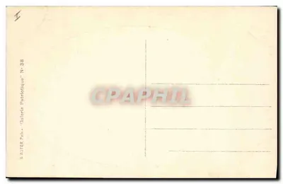 Louvain após o passo dos Bárbaros — o que resta do Hôtel-de-Ville, Agosto 1914 — R.N. Paris, N° 38 — Verso