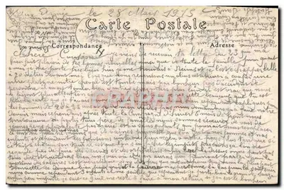 Bombardeamento de Reims — Boulevard Carteteret — Editor J. Fresson, n° 137 — Verso