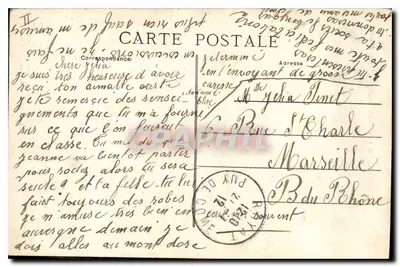 Nossa Auvergne (Região do Puy-de-Dôme) — cena de rua com crianças — Antonia MEYNIEL e Regis M. — Verso