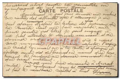 L'Auvergne — Jeune Auvergnate se rendant à la Fontaine — L'Auvergne, n° 2362 — Verso
