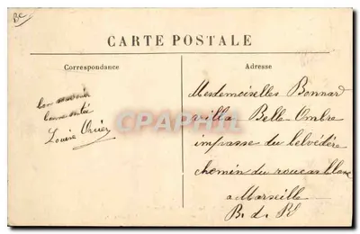 Jovens montanheses se dirigindo à feira de Todos os Santos, no Puy — M.B. Le Puy — n° 312 — Verso