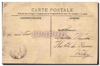 Hirondelles - Auvergne — editor Hirondeillo, Paris — Verso
