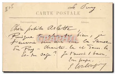 A VIISTA MA MIA (Bourrée) — Extrait do Recueil Bourrées du Velay de M. F. Thomas, editor Ch. Burbé, Le Puy — n° 277 — Verso