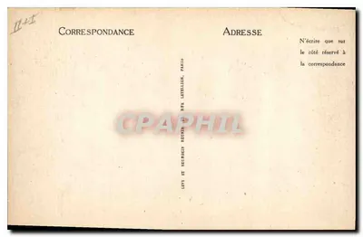 La Bourrée - Aubergne — Tipos de Auvergne - LL n°21 — Verso