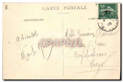 Rouen - Palácio de Justiça - Sala das Assises — C.V. 482 — Verso