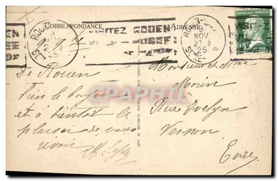 Rouen - Het Paleis van Justitie - LL — Achterkant