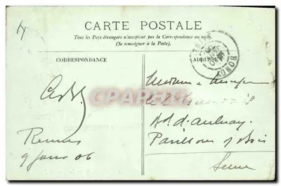 Rennes — Het Paleis van Justitie — LL. — Achterkant