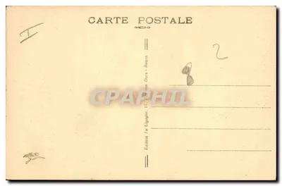 Rouen — Palácio de Justiça — Edição La Vigogne — Verso