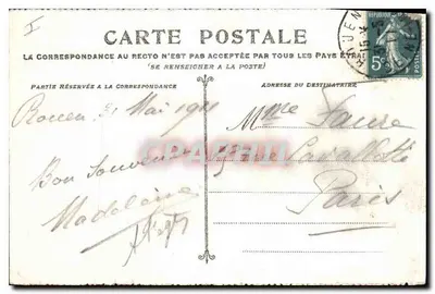 Rouen - Palácio de Justiça. Fachada praça Verdrel — editor desconhecido, n° 28 — Verso