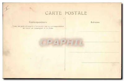 Puy-de-Dôme — Riom, Tuin van het Paleis van Justitie en Beeld van Michel de l'Hôpital — L'Auvergne, uitgever M.T. L.L. — Achterkant