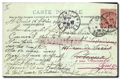 Saint-Denis — Sąd Prawa Obywatelskiego — LL. n°61 — Rewers