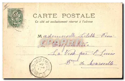 Bourrée Dziecięca — Tysiąc dobrych życzeń z Auvergne — I.L. L. Colairet — Rewers