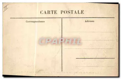 Types des différentes Coiffures d'Auvergne et du Velay (Anciennes et Modernes) — série 3555 — éditeur M.B. LE PUN, LONDON — Verso