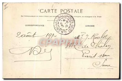La Bourrée — Danse nationale — Le Puy — Verso