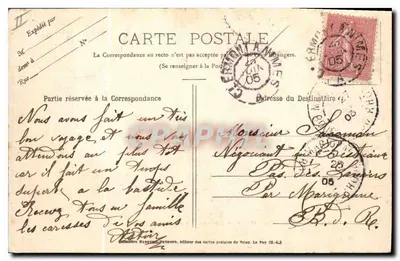 La Bourrée du Velay — bardzo radosna i dobrze rytmowana tańc, szczególnie ceniona w Auvergne i Velay — wydawca 'LE VELAY ILLUSTRÉ' nr 280 — Rewers