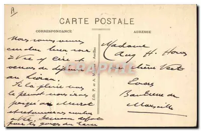 Fileuse Auvergnate — Cantal — Felibron — Verso
