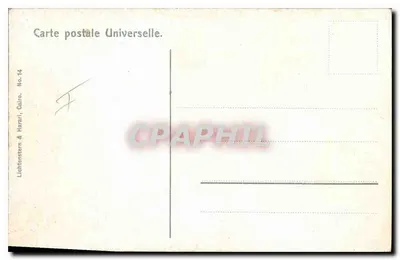 Kair, piramidy w czasie powodzi — Lichtenstern & Hareel, Nr 14 — Rewers