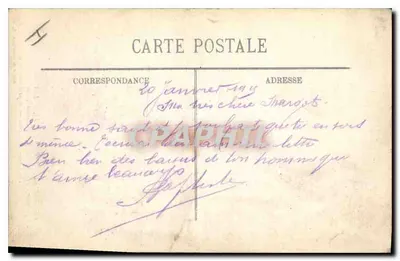 Rue des Elus, Reims — Um primeiro andar bombardeado pelos alemães — Gilché M. Lavergne, Reims — Verso