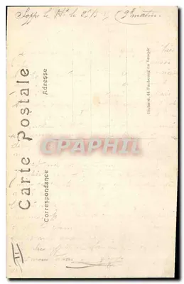 爆撃された村 ヘン近辺 アルザス 第一次世界大戦 1914-15 A. R. n°83 — 裏面