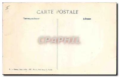 Arras — Drugi bombardowanie Hôtel-de-Ville w 1914 — E. Dates, 19. seria — Rewers