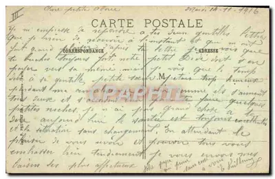 Verdun (Meuse) — Rue d'Anthouard nach den Bombenangriffen — R.P. 170 bis — Rückseite