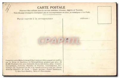 Soissons — A catedral — Os monumentos vítimas da guerra — Verso