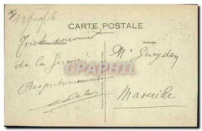 Verdun — Bombardowanie Verdun — Ulica w ruinach — Phot-Express - Visé Paris 1019 — Rewers