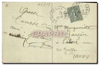 Tipo de Auvergne — Uma Fiação — Editor: Tipo de Auvergne, n° 6185 — Verso