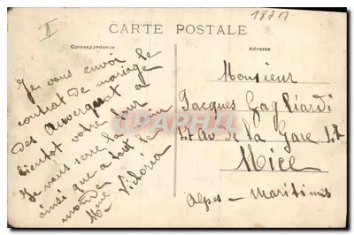 Nosso Auvergne (Região do Puy-de-Dôme) — cena de vida local — M.T. e L. (editor, n° 2864) — Verso