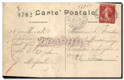 La Bourrée d'Arbergnac — cena de dança e música — L. Hinault & Fils, n°47 — Verso
