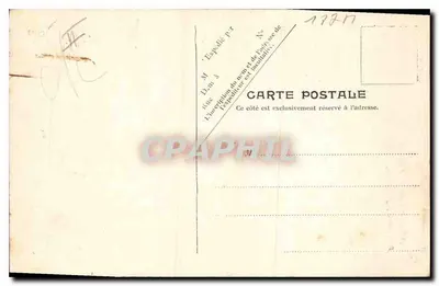 Widok wnętrza Auvergne — Typy Auvergne — V.P. Paryż, nr 7 — Rewers