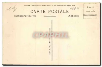 Paysannes Auvergnates en Costumes de Dimanche — L'Auvergne Pittoresque — n°3001 — Verso