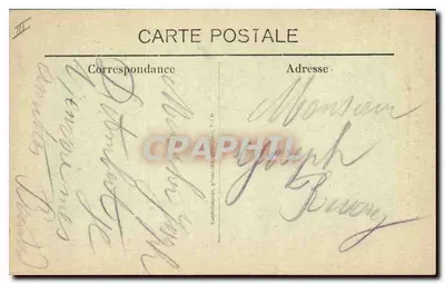 La Bourrée d'Auvergne — G. d'O. — n°1007 — Verso