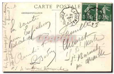 W Auvergnie — Na drodze do miasta — Étienne Marcenac, n°98 — Rewers