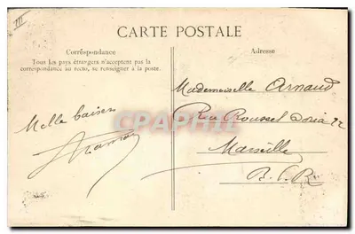 Coppia giovane d'Avvergne — L'Avvergne Pittoresca — V.D.C. n°1611 — Verso