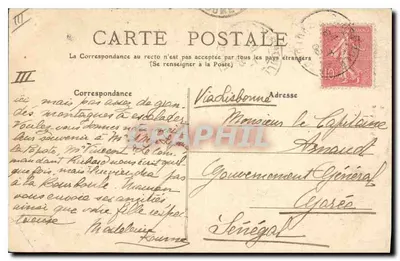 Młoda mleczarka z Auvergne — M.T. I.L. n°2365 — Rewers
