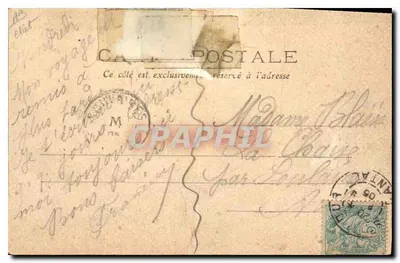 Attelage e Tipos Auvergnats — A Auvergne — M. T. — Verso