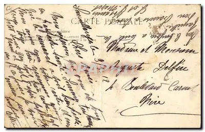 L'Auvergne pittoresque — O Mercoledi dos Dendres — Procissão dos Cornards — Editor E.L.P. n°1167 — Verso