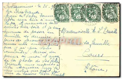 Sarreguemines — Pałac Sądowy — wydawca nieznany, nr 13 — Rewers