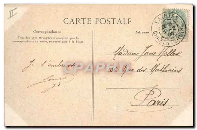Saintes : Pałac Sądowy — Collection Victor Billaud, n°10 — Rewers